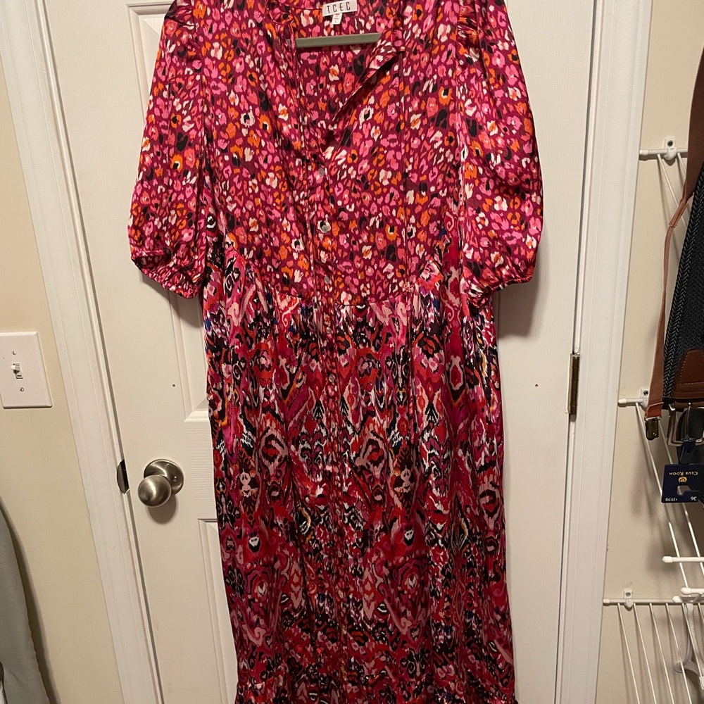 TCEC Multicolor Long Sleeve Dress
